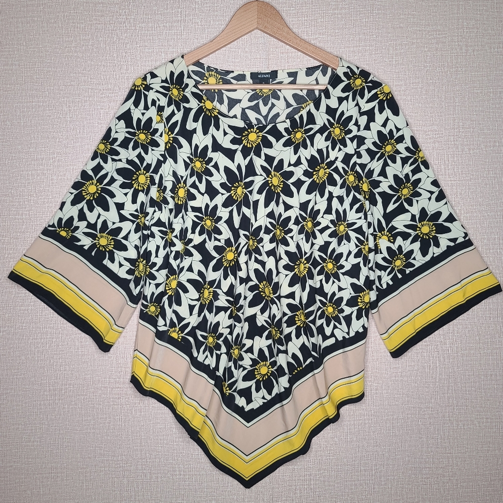 Alfani Bandana Style Blouse Floral - Picture 1 of 6